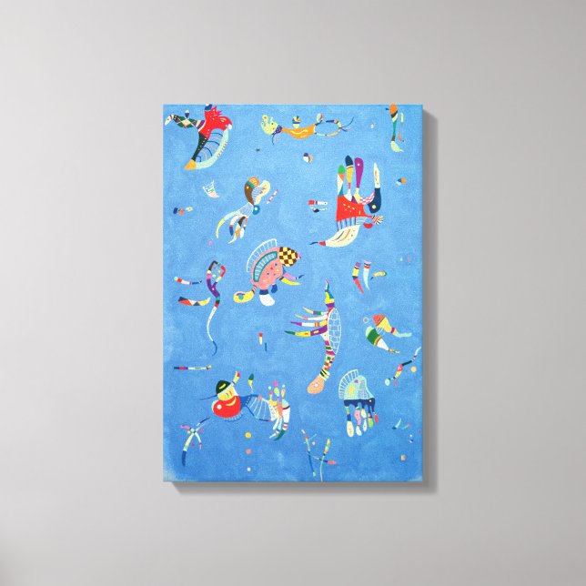 Sky Blue by Wassily Kandinsky Canvas Print (Front)