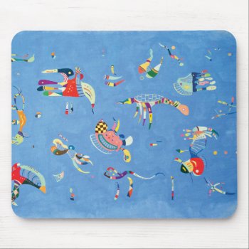 Sky Blue By Wassily Kandinsky Mouse Pad by colorfulworld at Zazzle