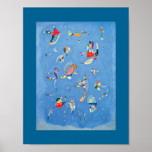 Sky Blue by Wassily Kandinsky Poster