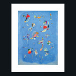 Sky Blue by Wassily Kandinsky Poster<br><div class="desc">Sky Blue by Wassily Kandinsky.
Please visit my store for more interesting design and more color choice.
=> zazzle.com/colorfulworld*</div>