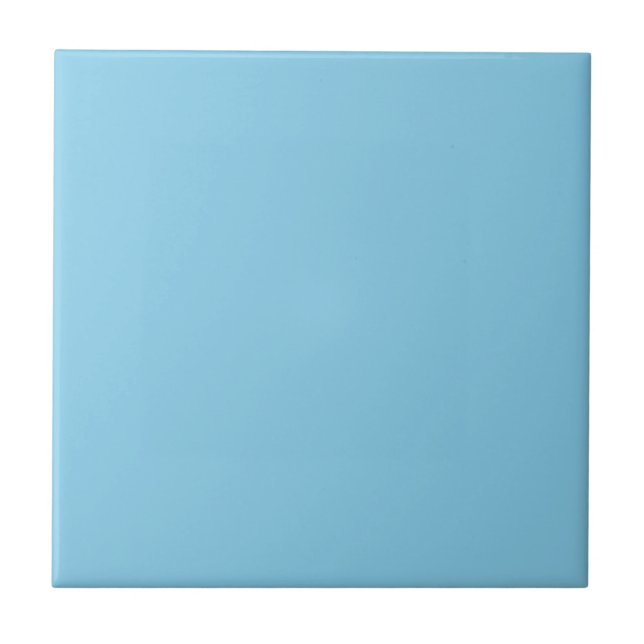 Sky Blue Ceramic Tile (Front)