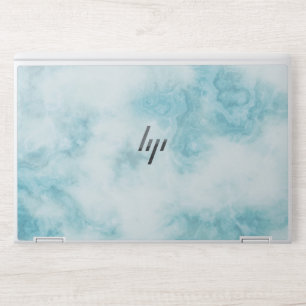 Sky Blue cloud marble HP EliteBook X360 1030 G2 Laptop Skin