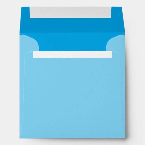 Sky Blue Color Accent Customize it Easily Envelope