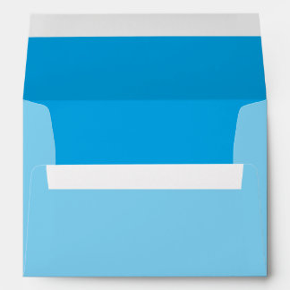 Sky Blue Color Accent Customize it Easily Envelope