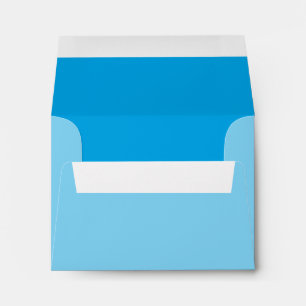 Sky Blue Color Accent Customize it Easily Envelope