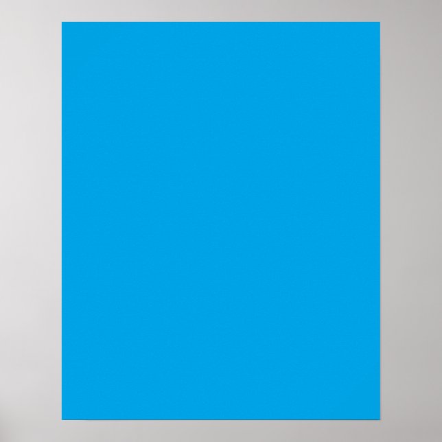 Sky Blue Color Background Decor (Front)