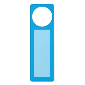 Sky Blue Color Decor Customize it Easily Door Hanger
