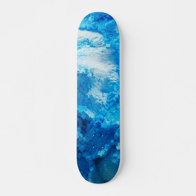 Sky Blue Coral Skateboard (Front)