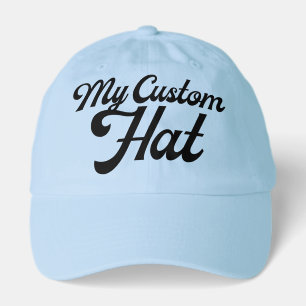 SKY BLUE Custom Baseball Cap Blank (Dad Cap)