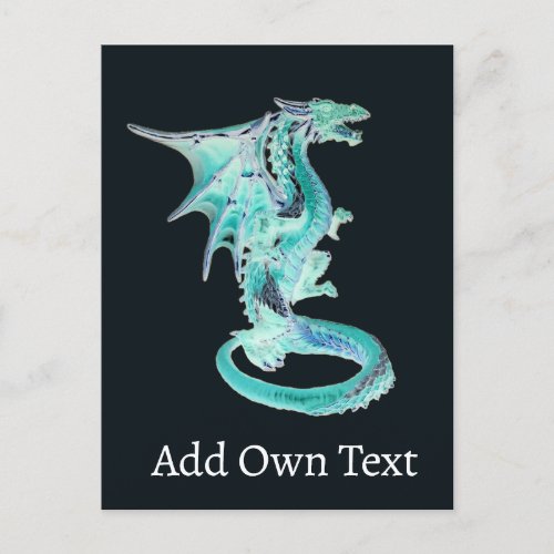 Sky Blue Dragon  Postcard