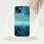 Sky Blue Dream Catcher With Teal Ocean Background Iphone 13 Case at Zazzle