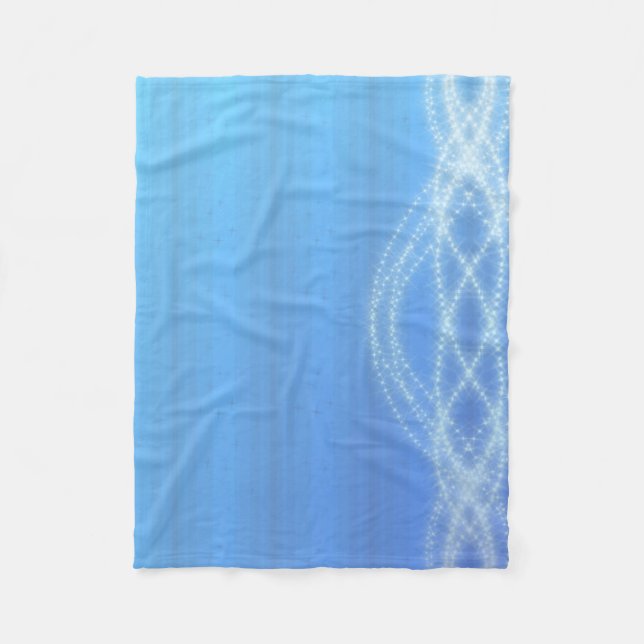 Sky Blue Fleece Blanket (Front)