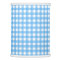Sky blue gingham