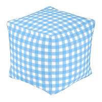 Sky blue gingham