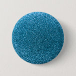 Sky blue glitter pinback button