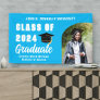 Sky Blue Graduation Party 2024 Graduate Photo Banner
