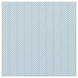 Sky Blue Herringbone Fabric