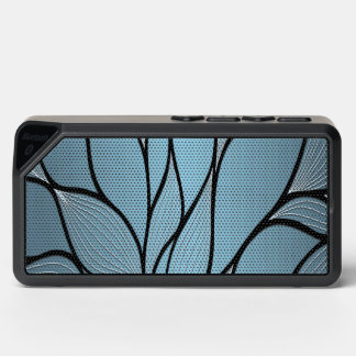 Sky Blue Hues Creative Leave Pattern  Bluetooth Speaker