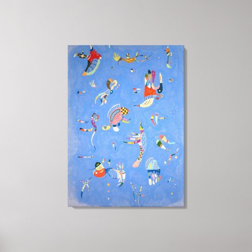 Sky Blue  Kandinsky  Canvas Print