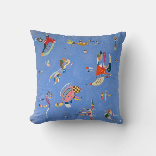 Sky Blue | Kandinsky | Throw Pillow (Front)