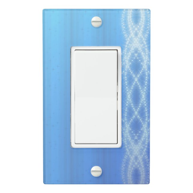 Sky Blue Light Switch Cover (In Situ)