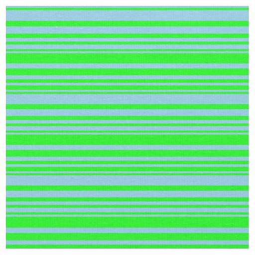 Sky Blue & Lime Colored Pattern Fabric