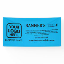 Sky Blue | Modern Black Business Logo