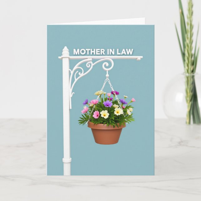 Sky Blue Mother In Law Card (Front)