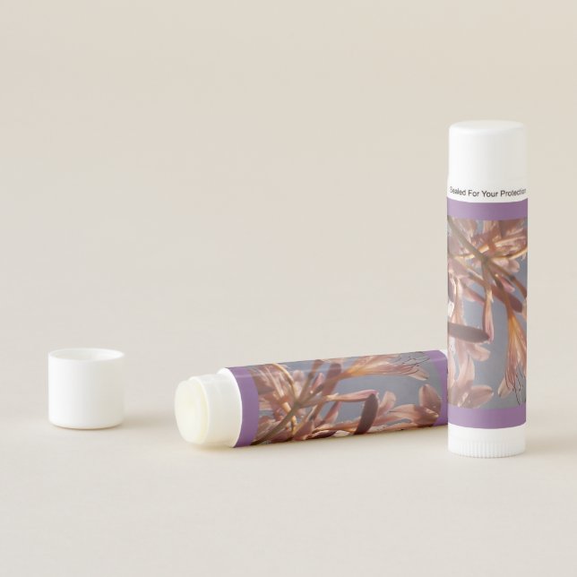 Sky Blue Pink Lily Sprouts Lip Balm (In Situ)