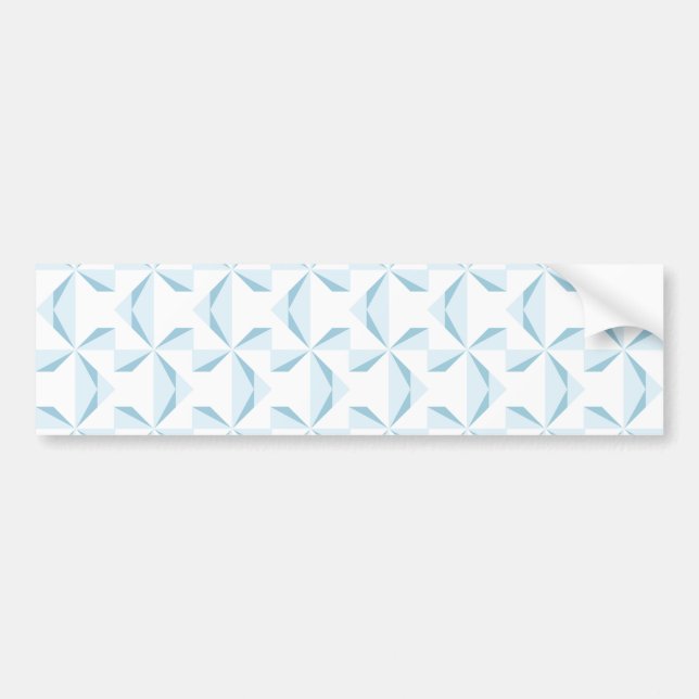 Sky Blue Pinwheels Bumper Sticker