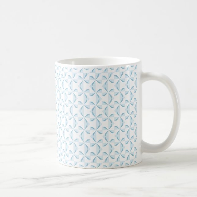 Sky Blue Pinwheels Coffee Mug (Right)