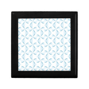 Sky Blue Pinwheels Jewelry Box