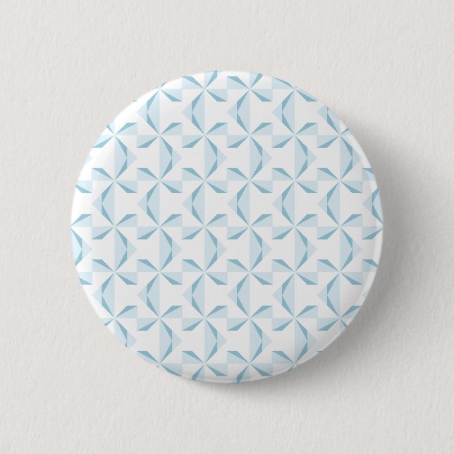 Sky Blue Pinwheels Pinback Button (Front)