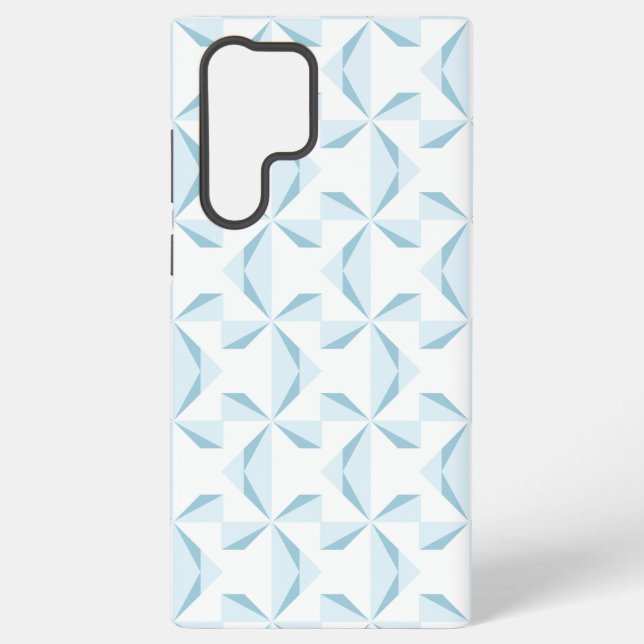 Sky Blue Pinwheels Samsung Galaxy Case (Back)