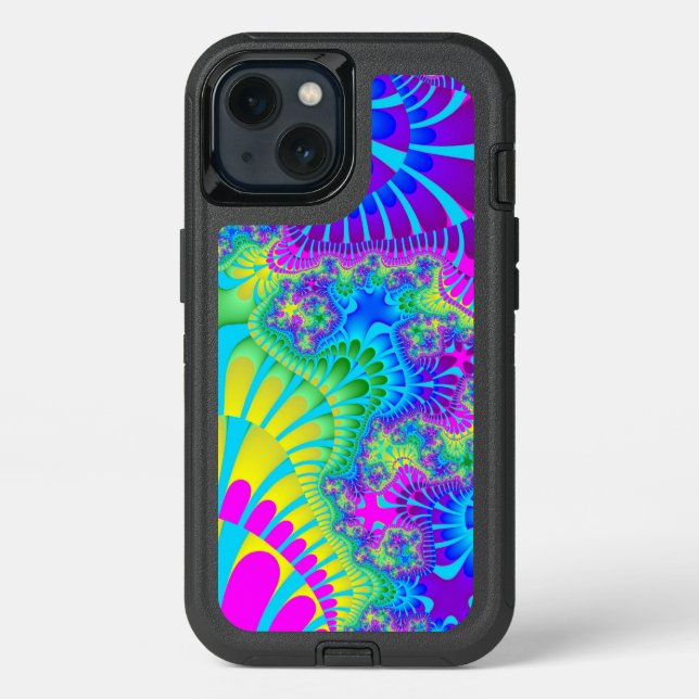 Sky Blue Rainbow Melt Otterbox iPhone Case (Back)