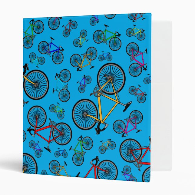 Sky blue road bikes binder (Front/Inside)