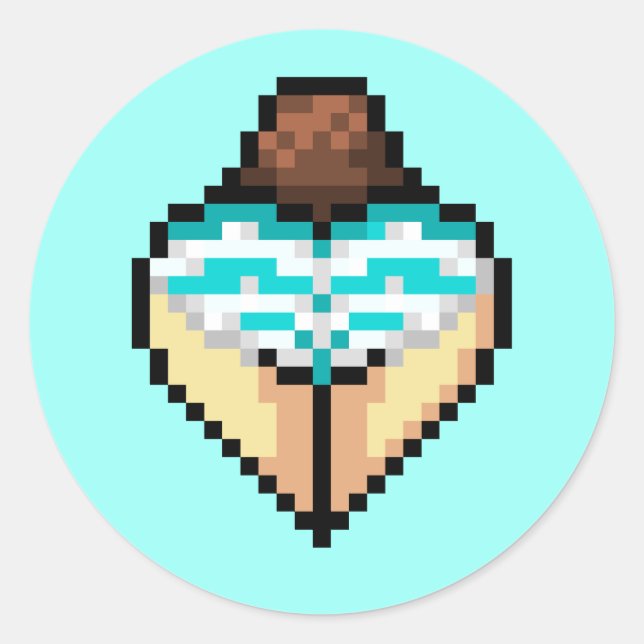 Sky blue shimapan Sticker (Front)