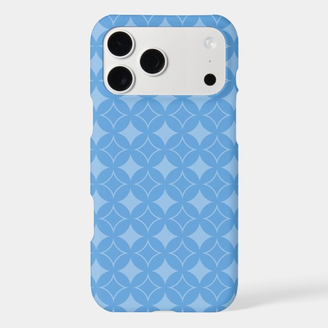 Sky blue shippo pattern Case-Mate iPhone case (Back)