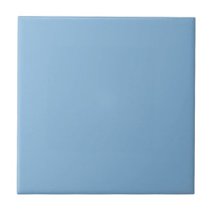 Sky Blue Solid Color #85b5da Ceramic Tile