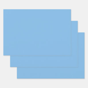 Sky Blue (solid color) Aero  Wrapping Paper Sheets