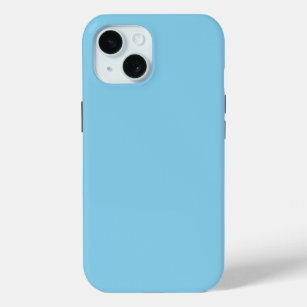 Sky Blue Solid Color iPhone 15 Case
