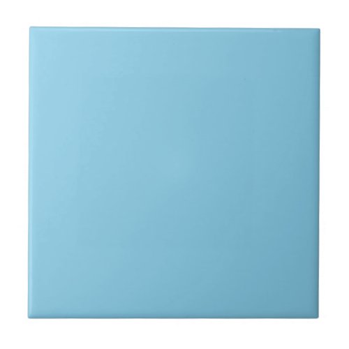 Sky Blue Solid Color Ceramic Tile