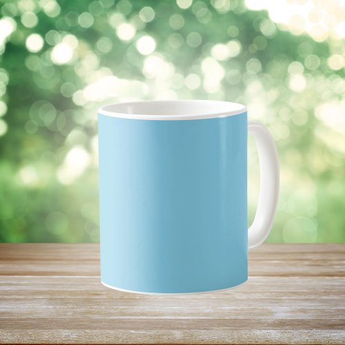 Sky Blue Solid Color Coffee Mug