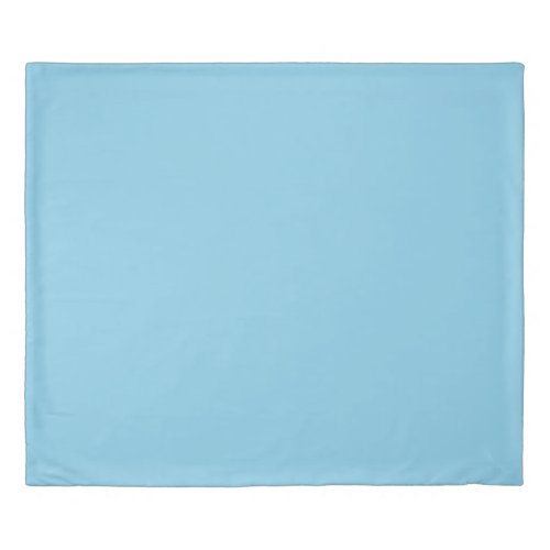 Sky Blue Solid Color Duvet Cover