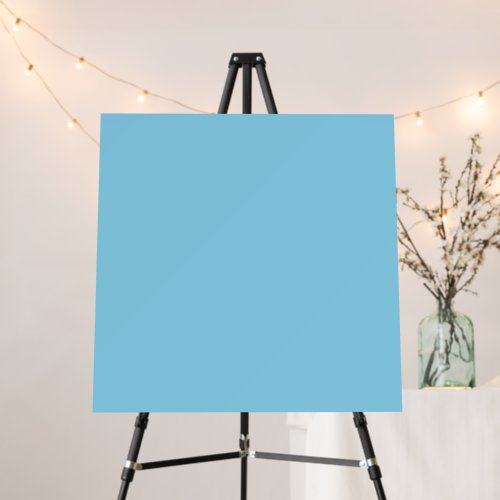 Sky Blue Solid Color Foam Board