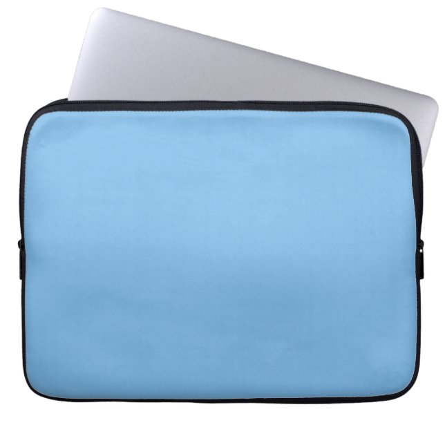 Sky Blue (solid color) Laptop Sleeve (Front)