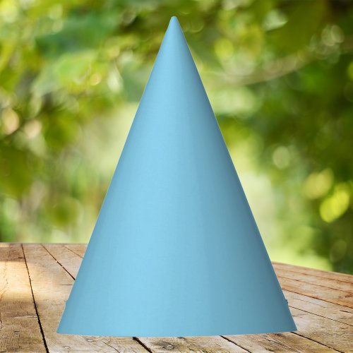 Sky Blue Solid Color Party Hat