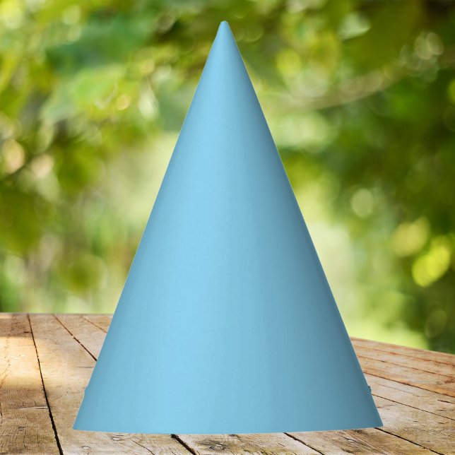 Sky Blue Solid Color Party Hat (Creator Uploaded)