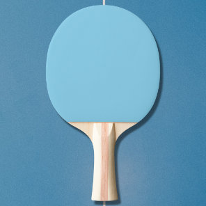 Sky Blue Solid Color Ping Pong Paddle