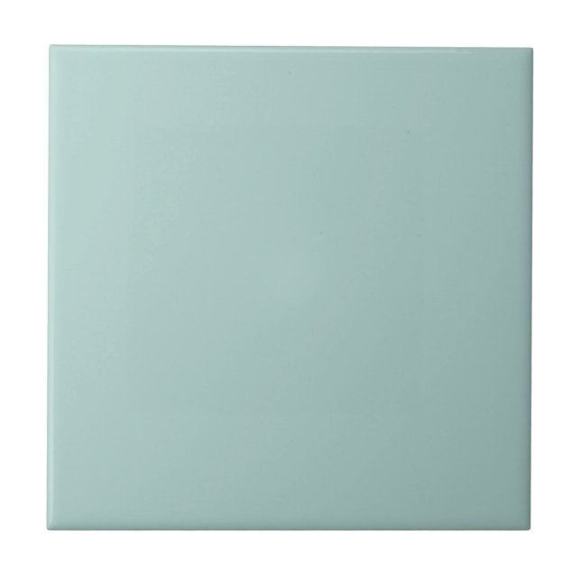 Sky Blue Square Kitchen and Bathroom Ceramic Tile (Front)